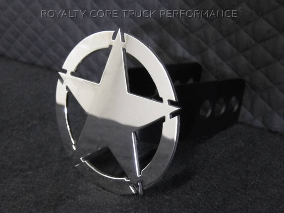 War Star Chrome Hitch Cover