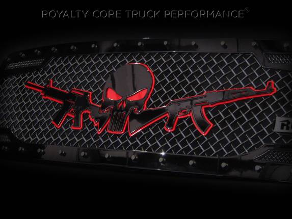 AR15 & Punisher Emblem — Royalty Core Custom Emblem