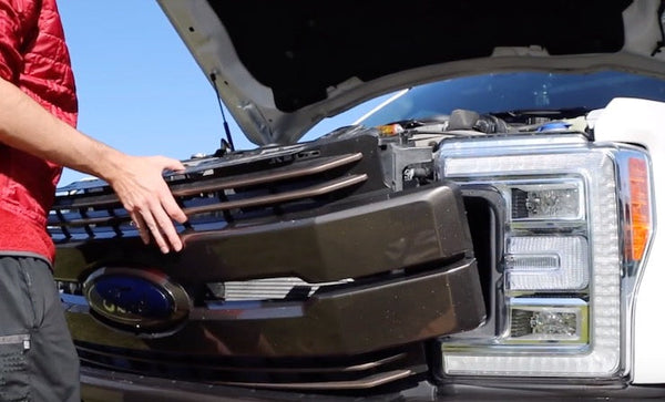 How To Remove The Grille From A 2017-2019 Ford Super Duty