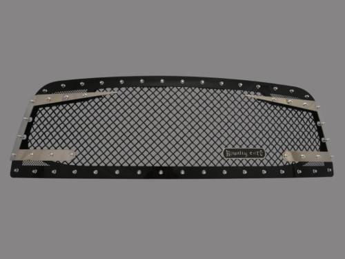 RC3DX Grille — Royalty Core 3D custom truck grille with sword assembly, front view